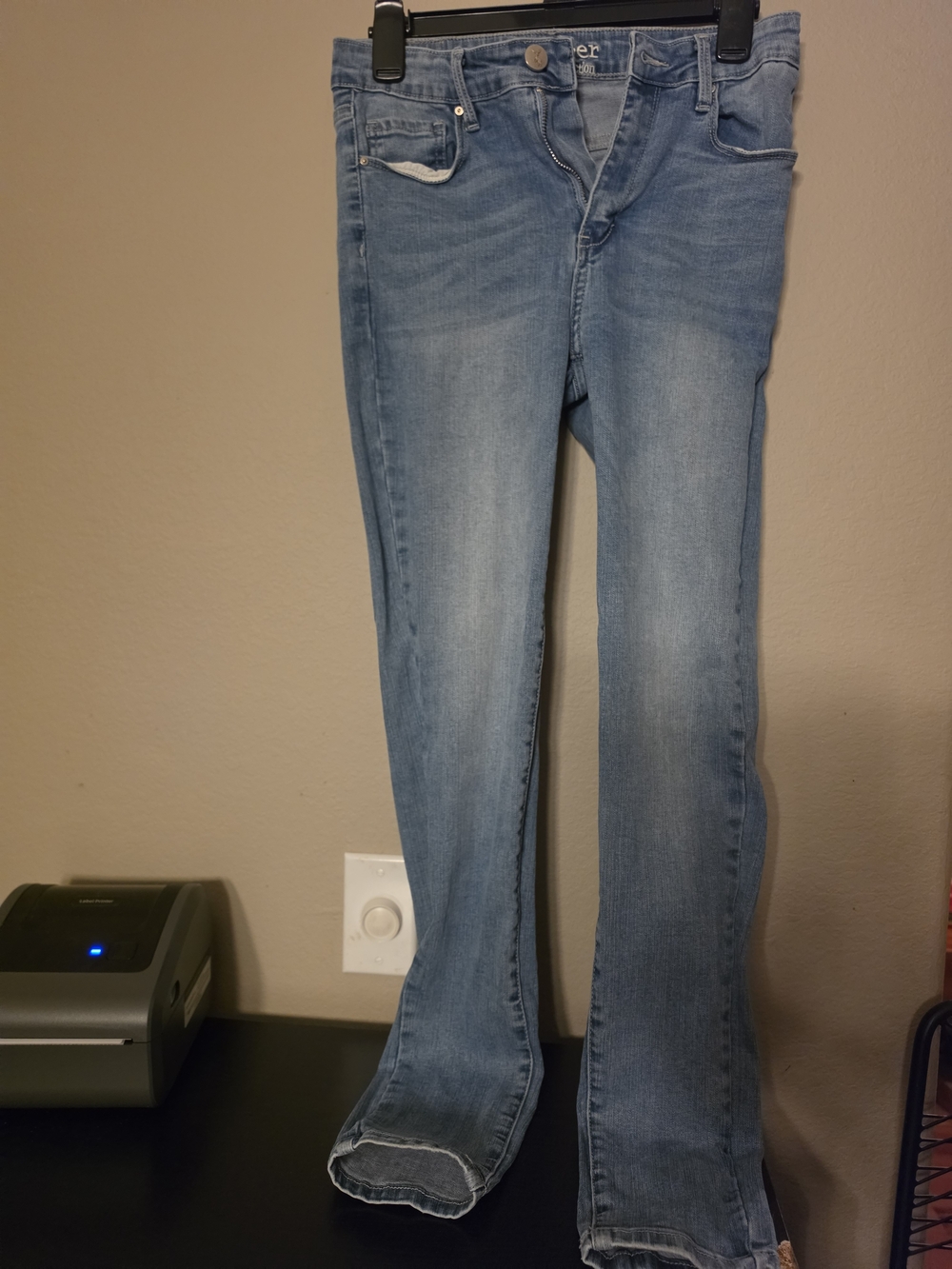 Resfeber Light Wash Women's Flare Jeans - Casual Stretch Denim